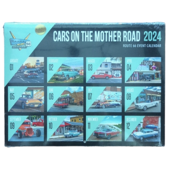 2023/2024 Event Calendar "Cars on the Mother Road" Route 66 Collector's Edition - Picture 1 of 2